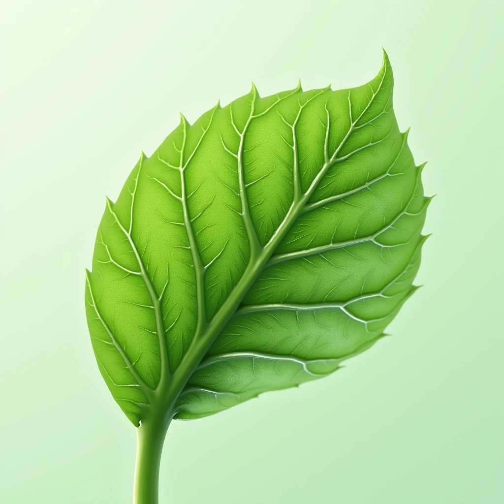 Abstrakt bladform for plantebaseret energi fra Quomlarebrix